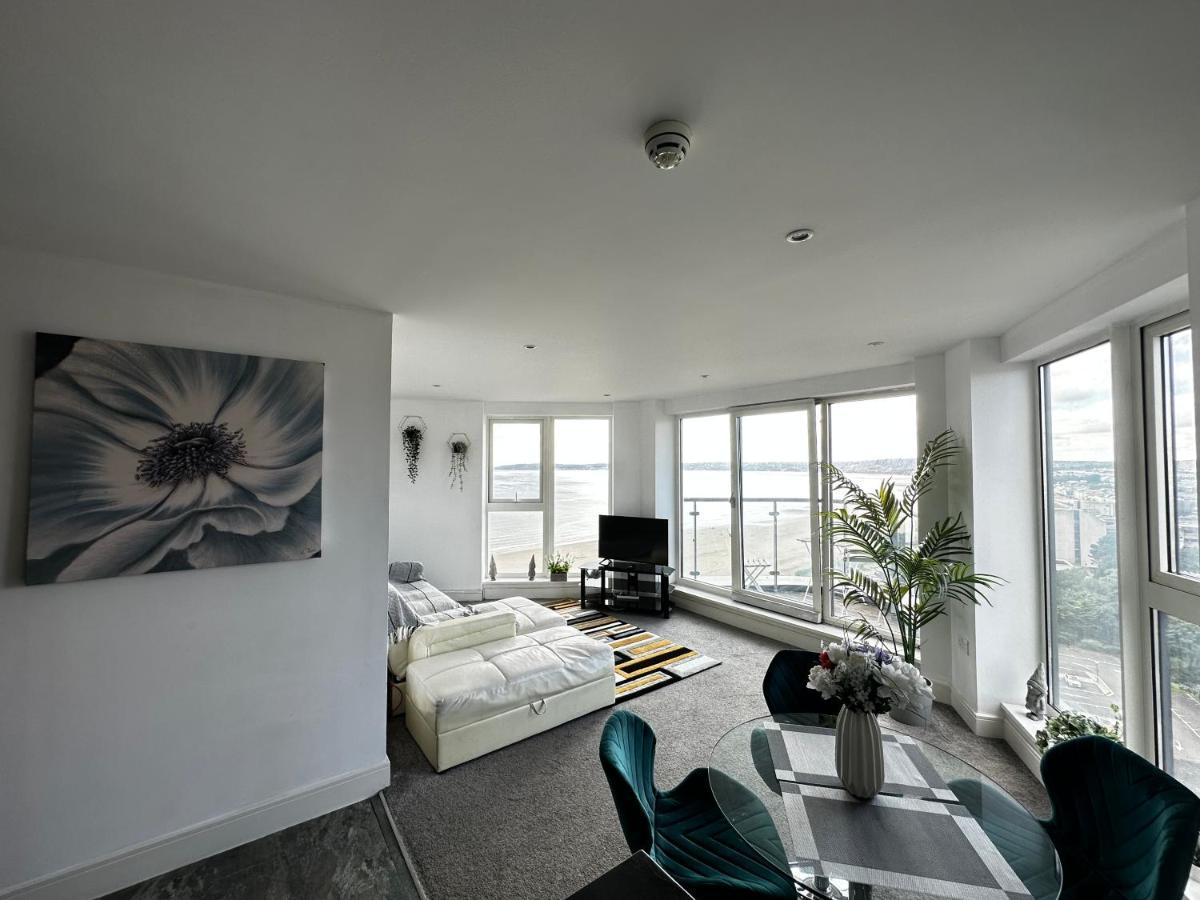 Stunning Ocean & City View Apt Swansea Exterior photo