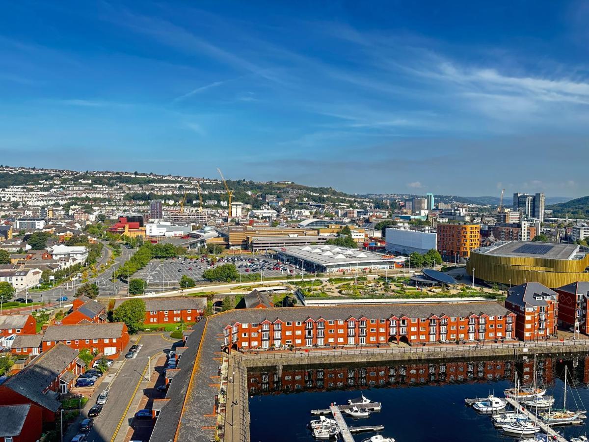 Stunning Ocean & City View Apt Swansea Exterior photo